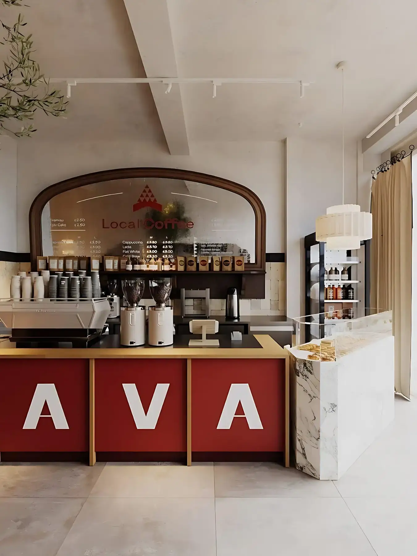 The counter